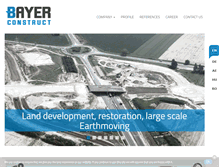 Tablet Screenshot of bayerconstruct.com